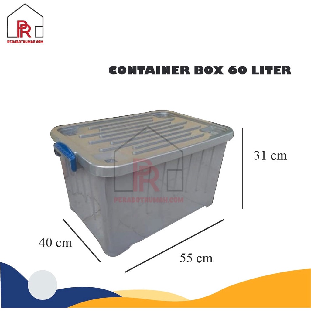 Jual Container Box Liter Box Kontainer Plastik Tempat Penyimpanan Besar Shopee Indonesia