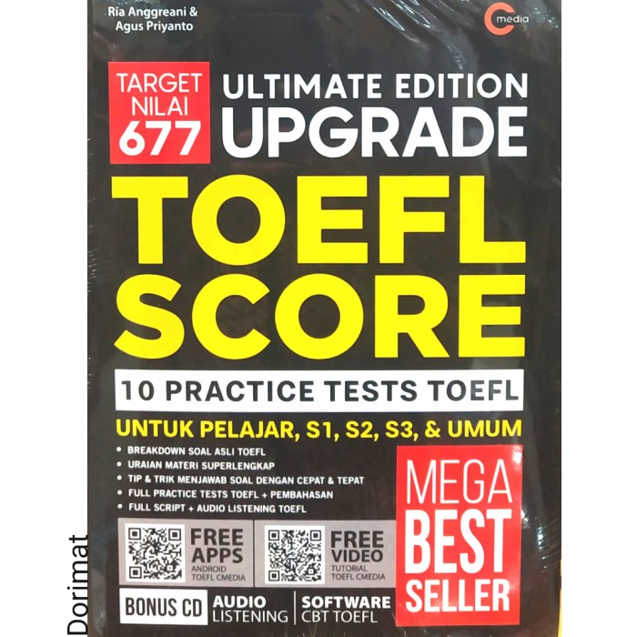 Jual Buku Upgrade TOEFL Score Target Nilai 677 - Ria Anggraeni, Dkk ...