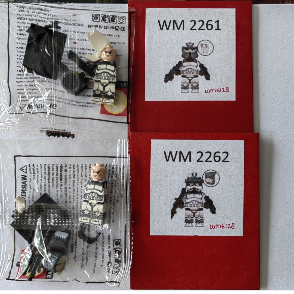 Jual Figure Mini WM6128 Wolfpack clone trooper boost heavy infantry AT ...