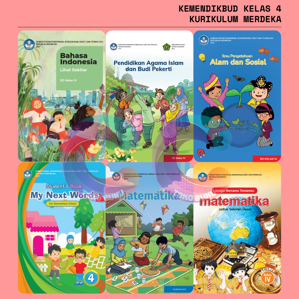 Jual BUKU Kemendikbud Diknas Kelas 4 Sd Kurikulum Merdeka Bahasa ...