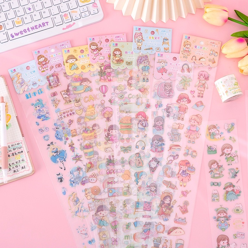 Jual GC STICKER ANAK TIMBUL BTS BT21 UNICORN MOMO / STICKER WATERPROOF ...