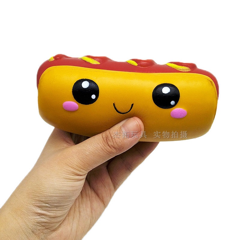 Jual Squishy Makanan food Kue Hamburger Es Krim Pizza Nanas Jumbo