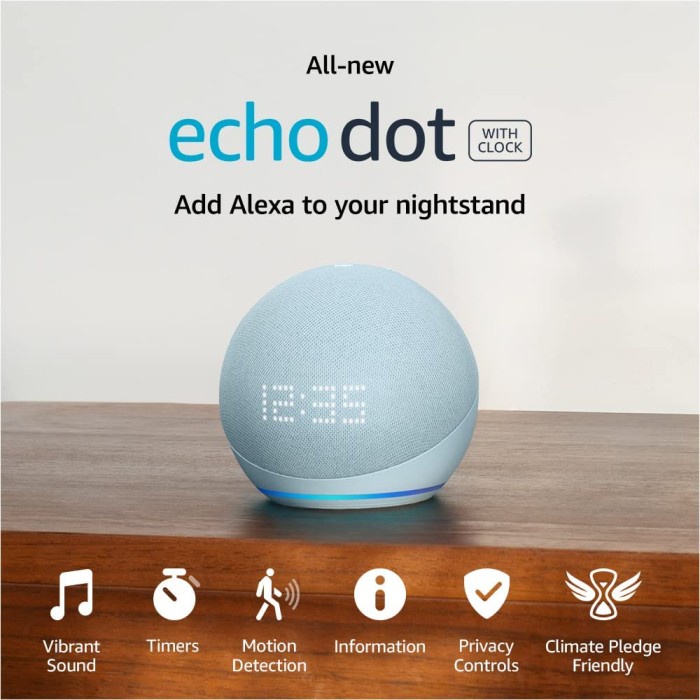 Jual Amazon Echo Dot Smart Speaker with Alexa | Shopee Indonesia