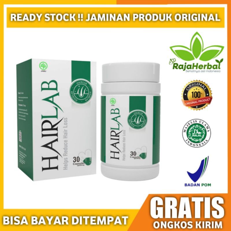 Jual (BHJ)Hairlab Original 100% Asli Suplemen Penumbuh Rambut ...