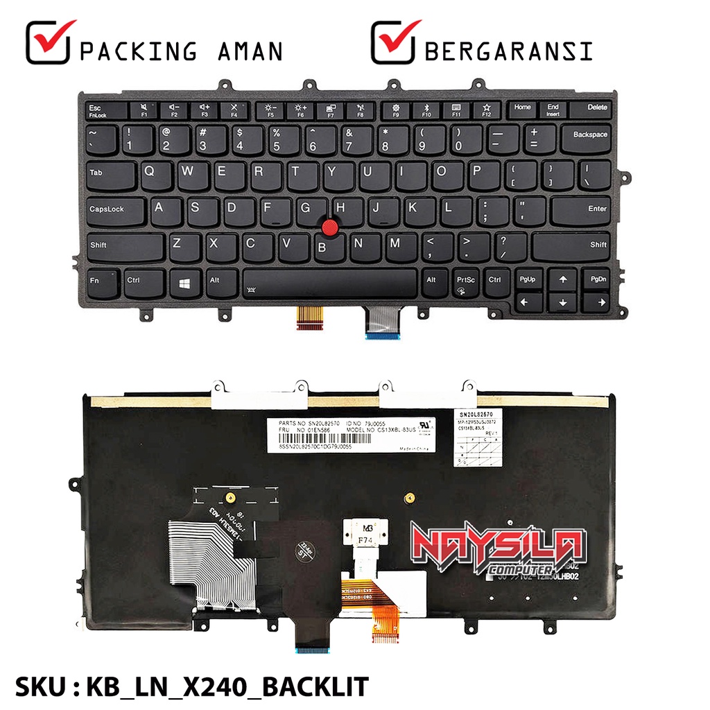 Jual Keyboard LENOVO Thinkpad X240 X230S X240S X250 X260 X260S X270
