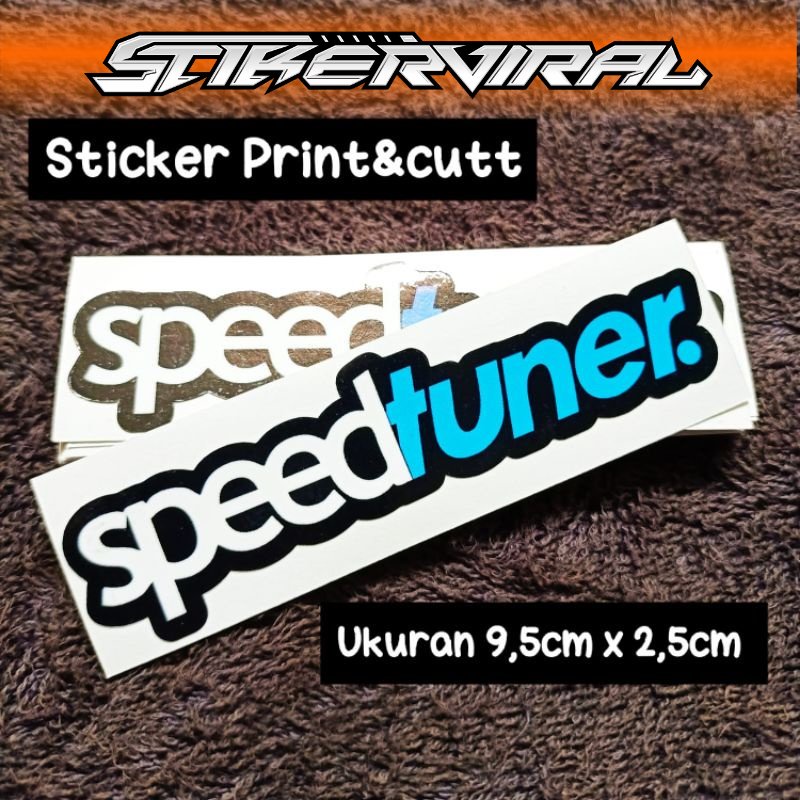 Jual sticker printing SPEEDTUNER 2TONE NEW | Shopee Indonesia