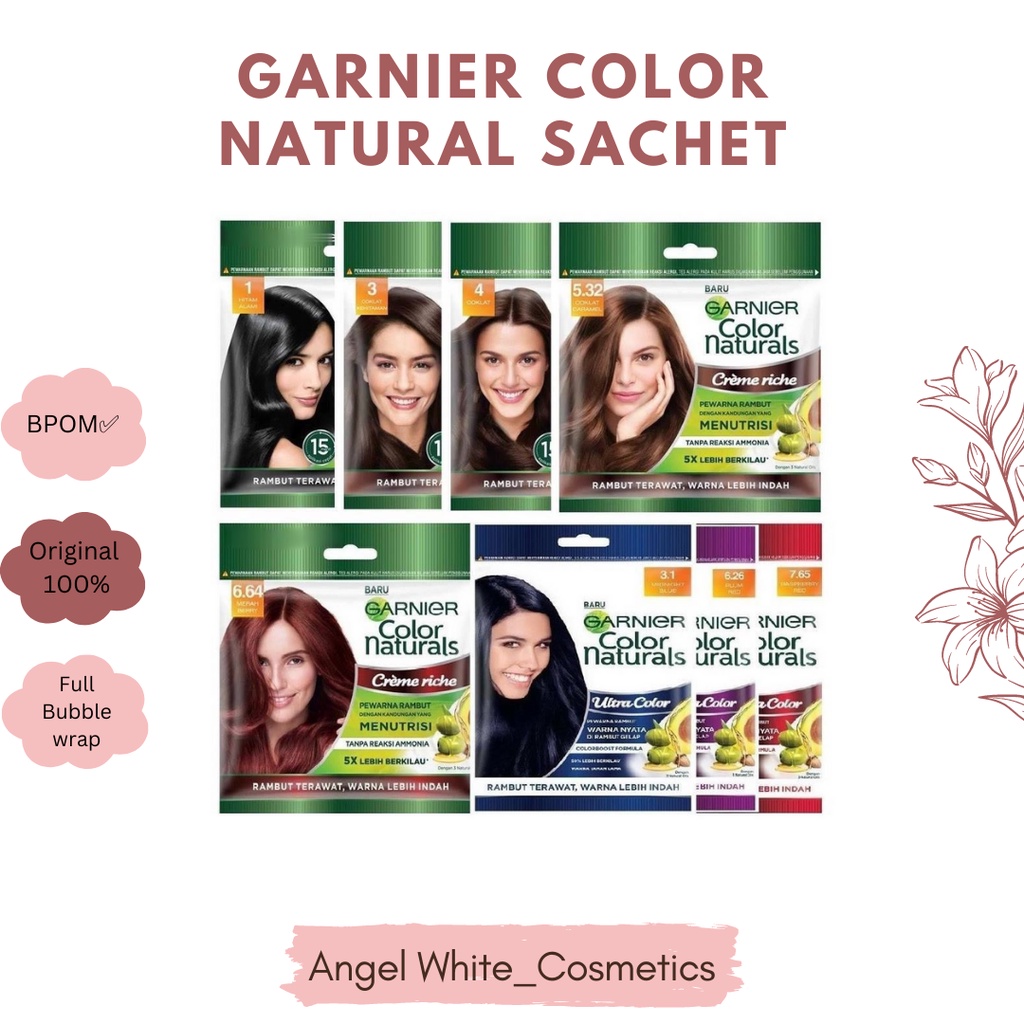 Jual GARNIER COLOR NATURAL SACHET | Shopee Indonesia