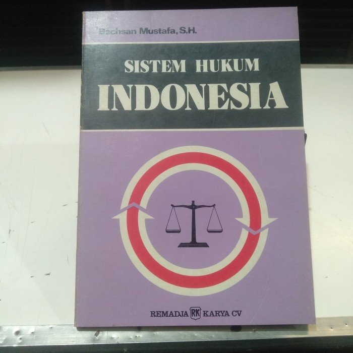 Jual BUKU SISTEM HUKUM INDONESIA - BACHSAN MUSTOFA | Shopee Indonesia