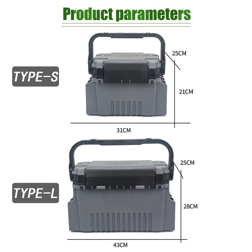 Jual Tackle Box Kotak Peralatan Pancing Jigging Lure Box Fishing Box ...