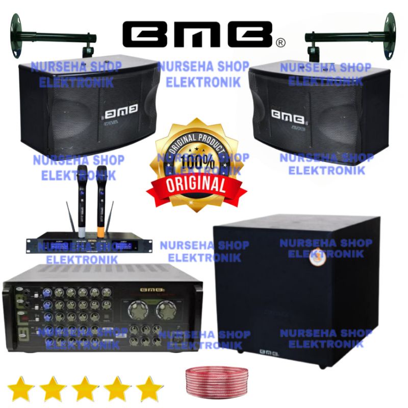 Jual Paket Sound System Karaoke Bmb Inch Subwoofer Inch Full Set