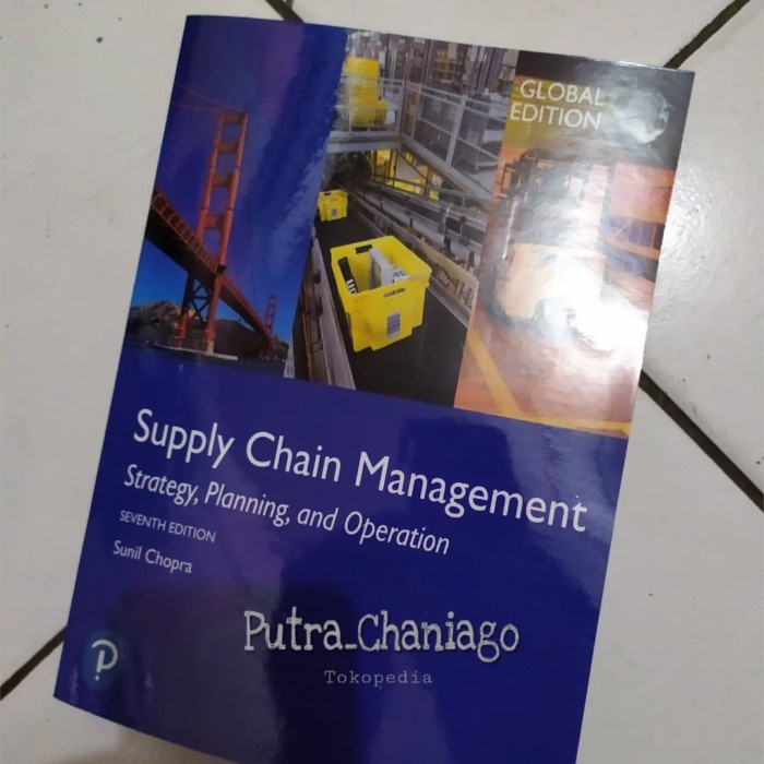 Jual Buku Supply Chain Management 7th Seventh Edition by Sunil Chopra ...