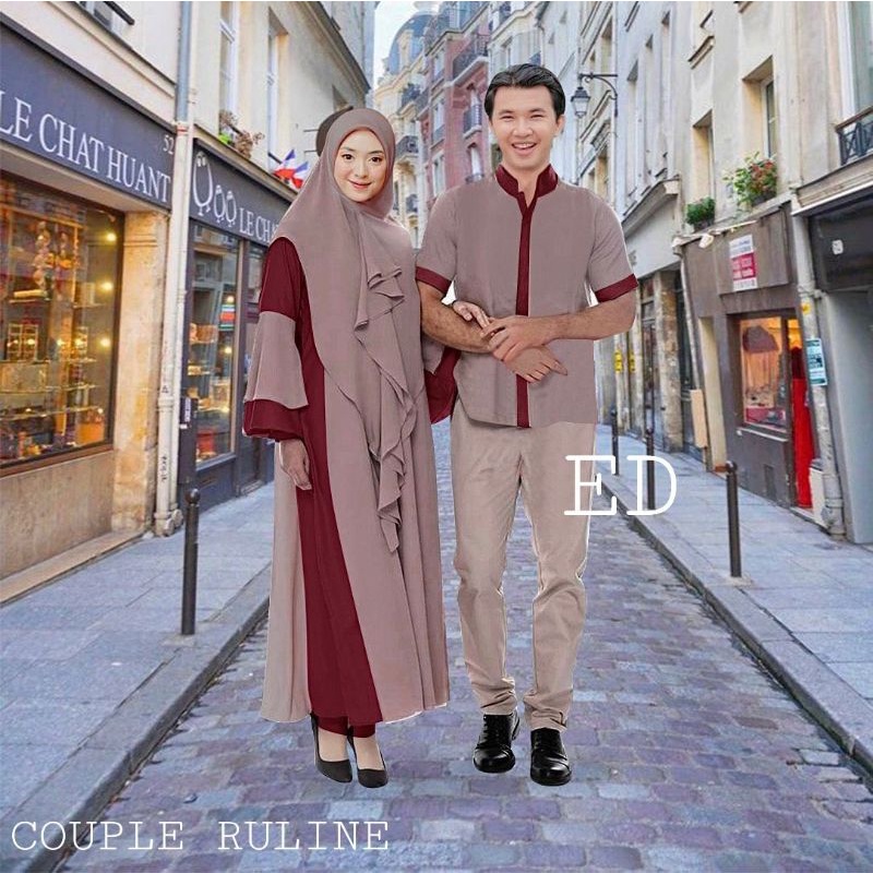 Jual BAJU PASANGAN KELUARGA SARIMBIT BAJU COUPLE BRUKAT PASANGAN / BAJU