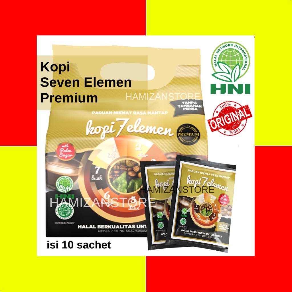 Jual Kopi Elemen Sevel Premium Isi Sachet Hni Hpai Original Hmz