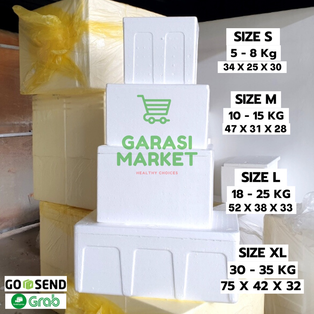 Jual Box Stereofoam Gabus Styrofoam Busa Sterofoam Kotak Es Besar Tebal ...