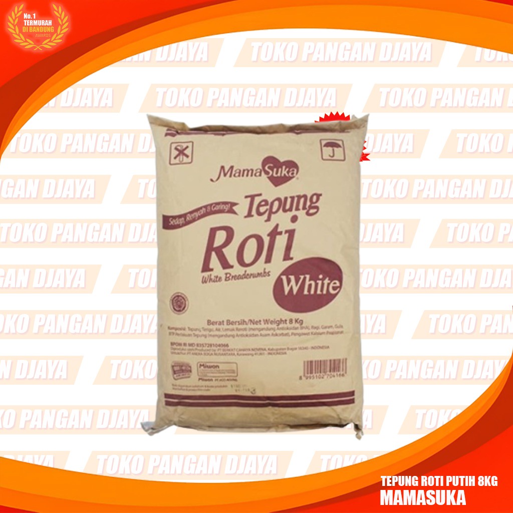 Jual Tepung Roti Putih Mamasuka 8 Kg | Shopee Indonesia