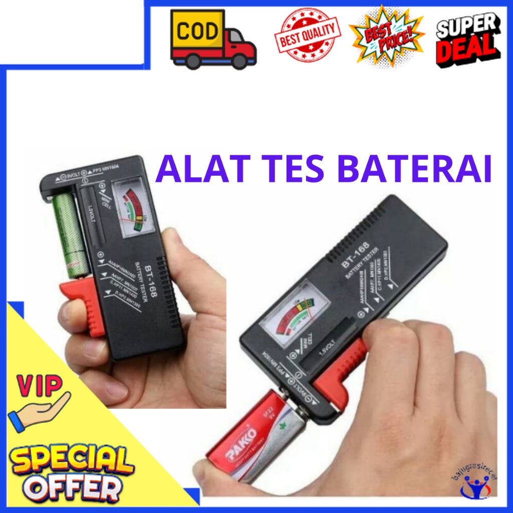 Jual Baterai Tester Alat Test Baterai Battery Tester Baterai Alat Cek