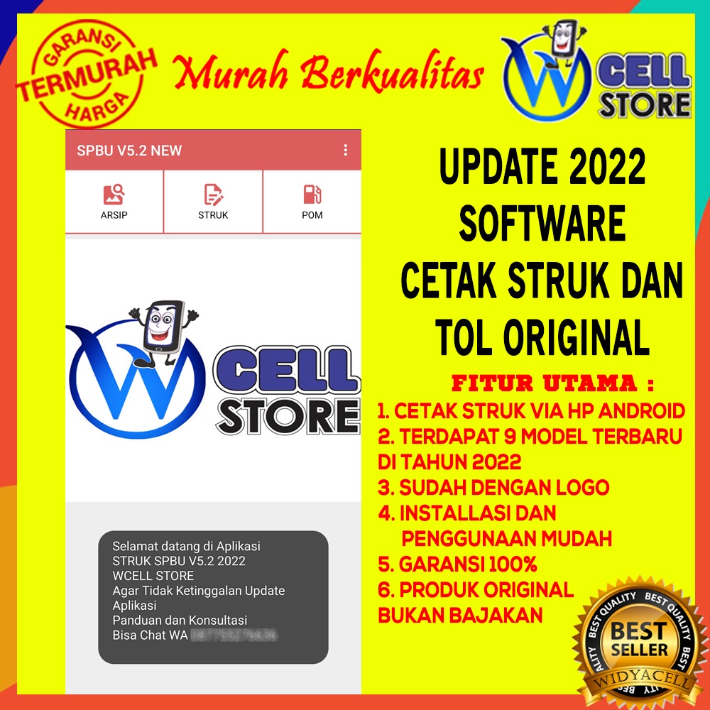 Jual Software Program Aplikasi Cetak Struk Spbu Dan Tol Android Original Terbaru Update 2022 2353