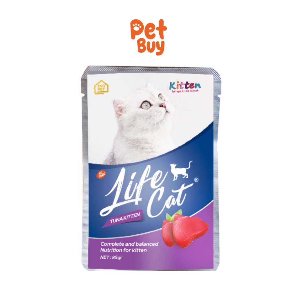 Jual Life Cat Pouch Tuna Kitten 85 gr Shopee Indonesia