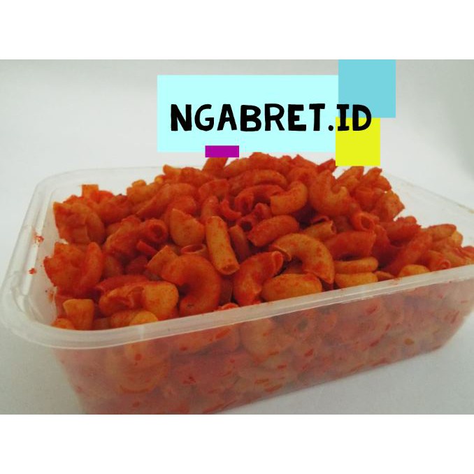 Jual Makaroni Makaroni Ngabret 200 Gram Kemasan Standing Pouch