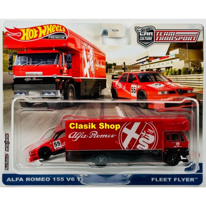 Jual Hot Wheels Team Transport Alfa Romeo 155 V6 T And Fleet Flyer Alfa Romeo 155 Shopee Indonesia