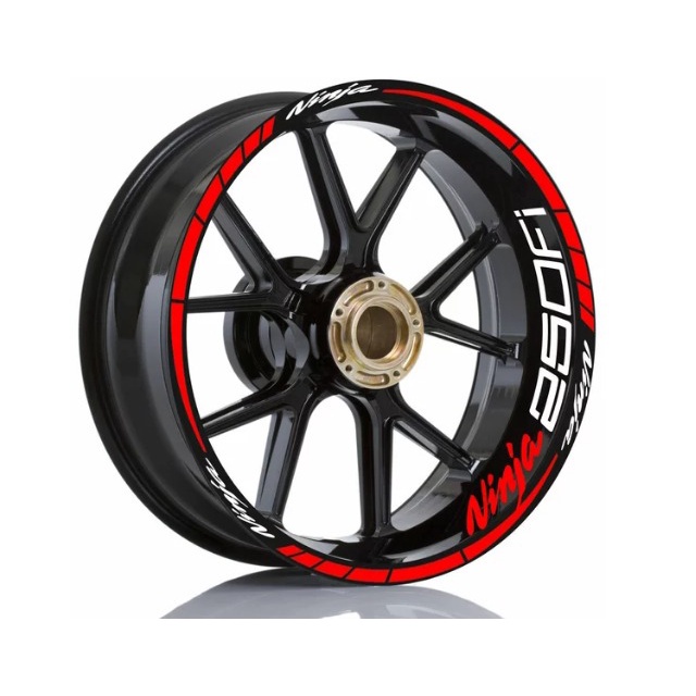 Jual Stiker Sticker Setiker Cutting Velg motor NINJA | Shopee Indonesia