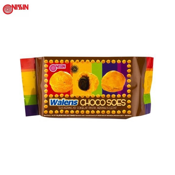 Jual Nissin Wallens Choco Soes 100 gr x3 | Shopee Indonesia