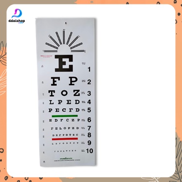 Jual Snellen Chart / Kertas Poster Alat Tes Pertajam Mata Rabun ...