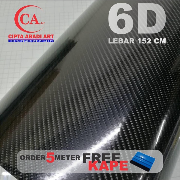 Jual Promo Sticker Stiker Carbon Fiber D Super Glossy Carbon D L Shopee Indonesia