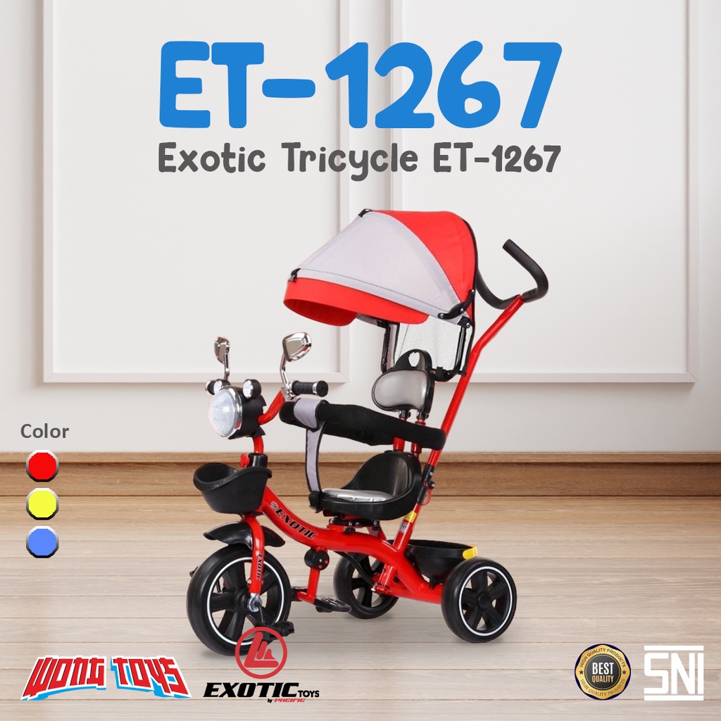 Jual Exotic Tricycle ET-1267 (ET-1267) - Sepeda Roda Tiga Anak ET-1267 ...