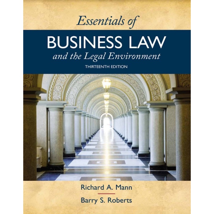 Jual Pdf Buku Buku Essentials of BUSINESS LAW and the Legal Environment (13e) | Shopee Indonesia