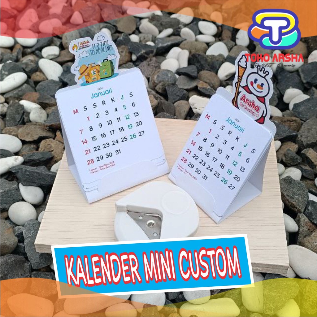 Jual Kalender mini klasik untuk souvenir pernikahan custom | Shopee