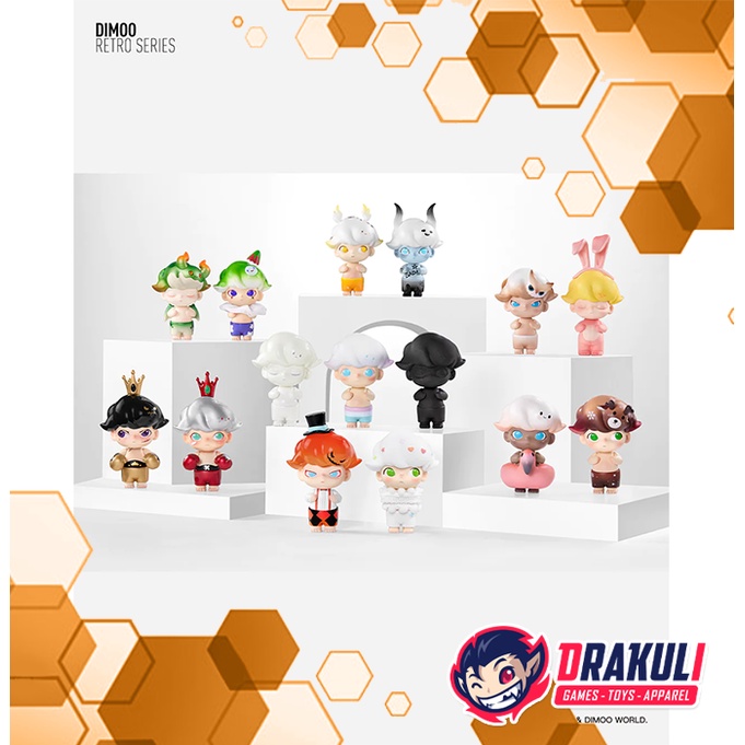 Jual Drakuli Hobbies Toys PM Figure DIMOO Retro Series Figures Blind