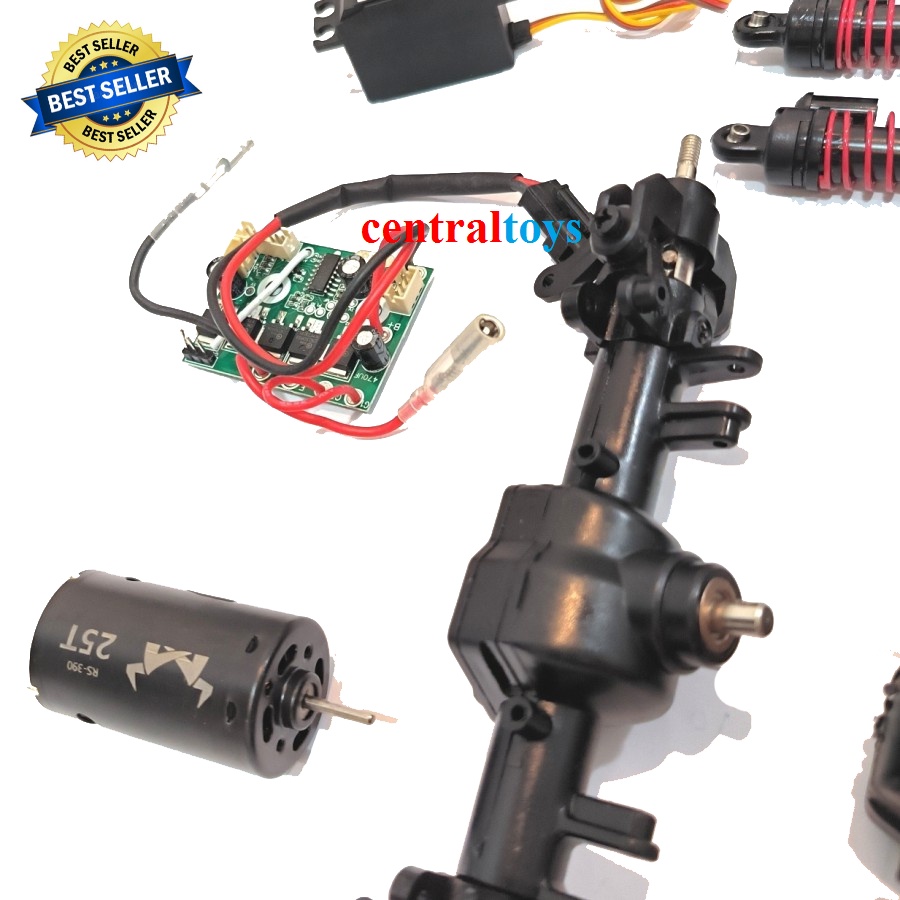 Jual part MN128 MN86S motor receiver board servo 25g shock front bridge ...