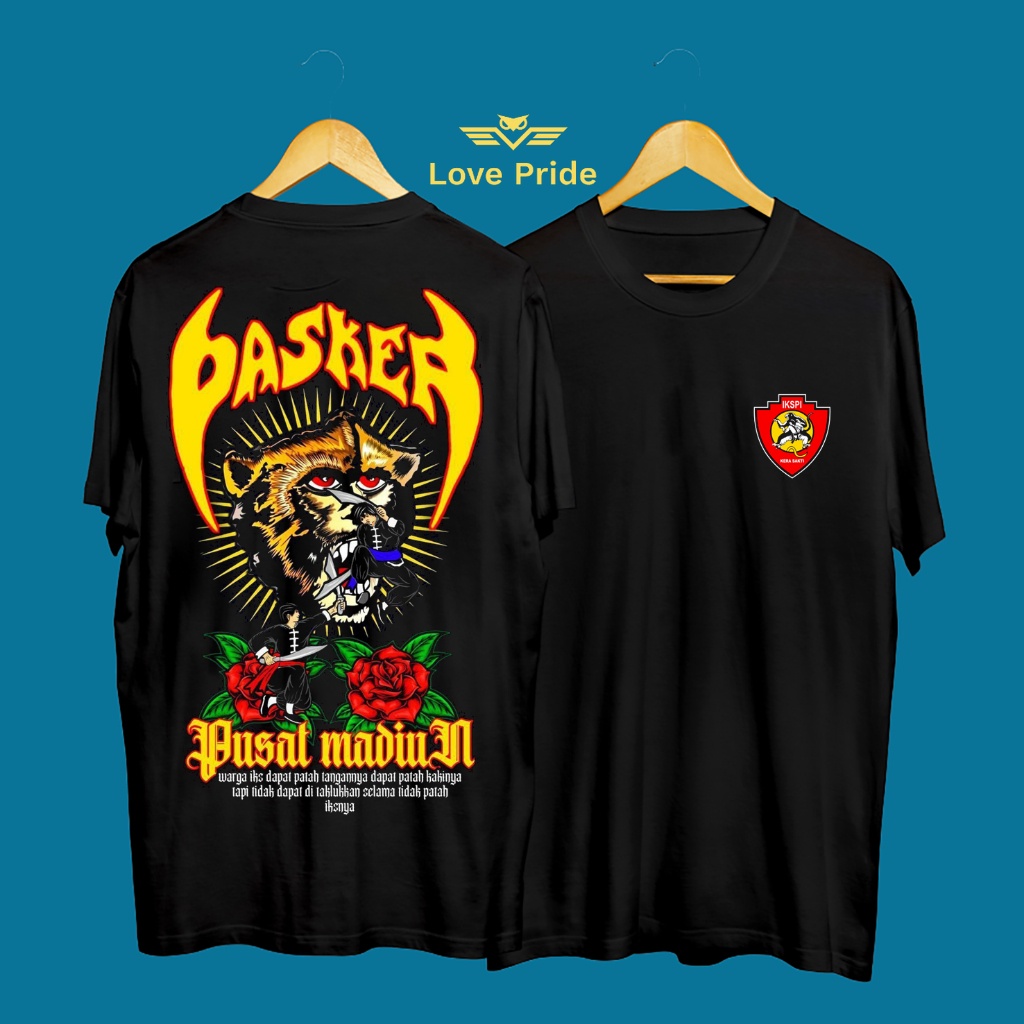 Jual Kaos Tshirt Baju Distro Pencak Silat Ikspi Kera Sakti Pasker Pasukan Keramat Pusat Madiuen