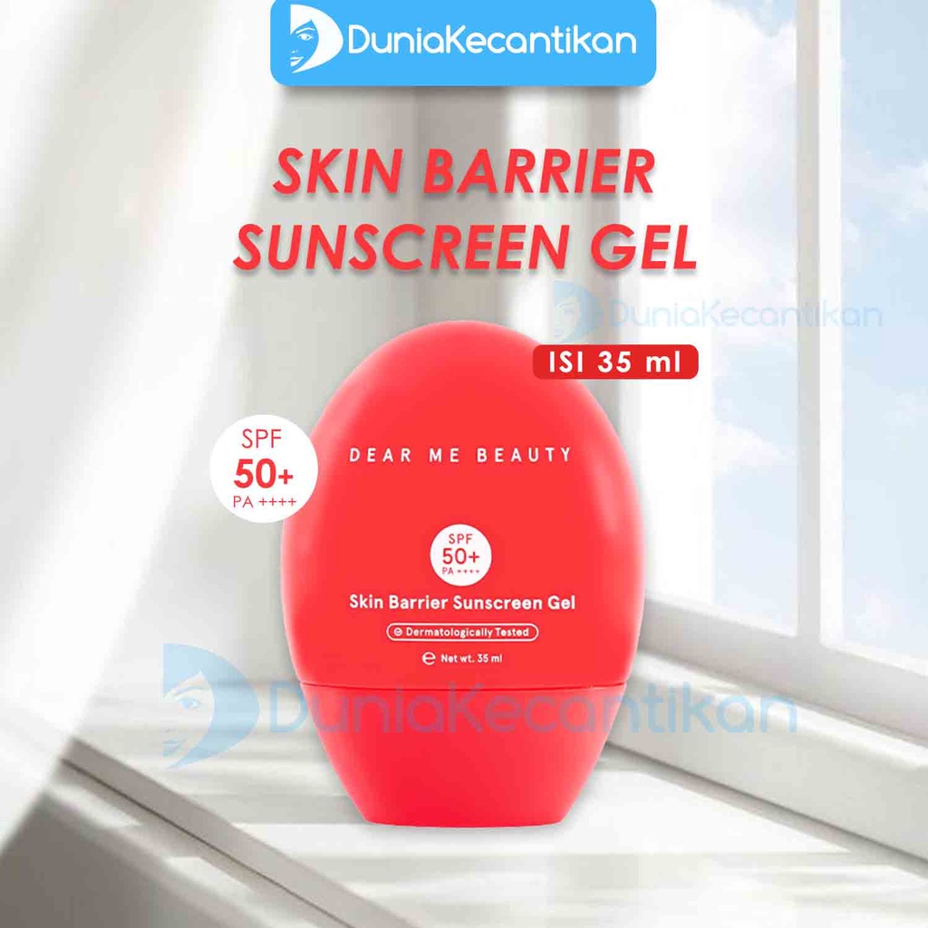 Jual Dear Me Beauty Skin Barrier Sunscreen Gel SPF 50 PA++++ Sunblock ...