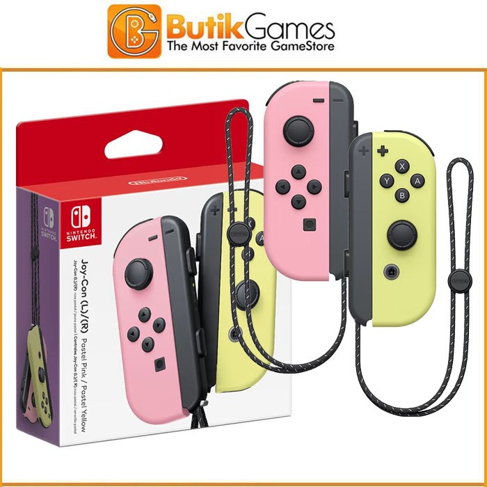 Jual Joycon Joy Con Joy-Con Nintendo Switch Pastel Pink Yellow Kuning ...