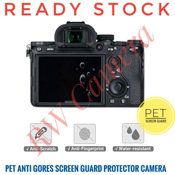 Jual PET Screen Guard Sony A7ii A7III A7RII A7 Mark III A7Rii A7Sii ZV1 ...