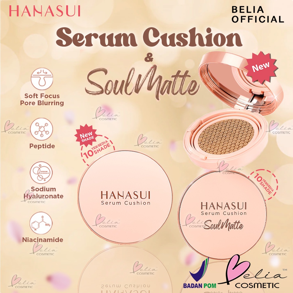 Jual HANASUI SERUM CUSHION SERUM CUSHION SOULMATTE FOUNDATION