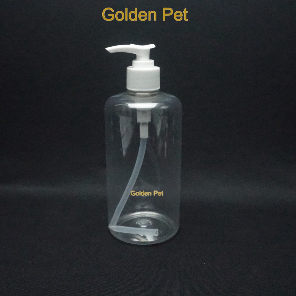 Jual Botol 500 ml Handsoap Natural Pump Lotion Plastik Standart / Botol ...