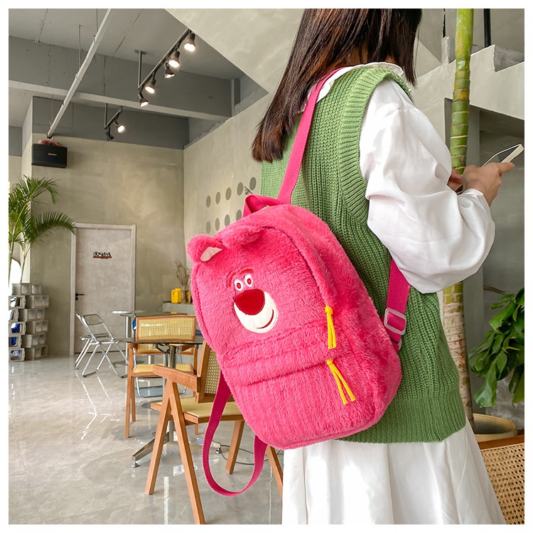 Jual cod★ready★ Tas Ransel Disney Plushie Karakter Lotso Monster Inc ...