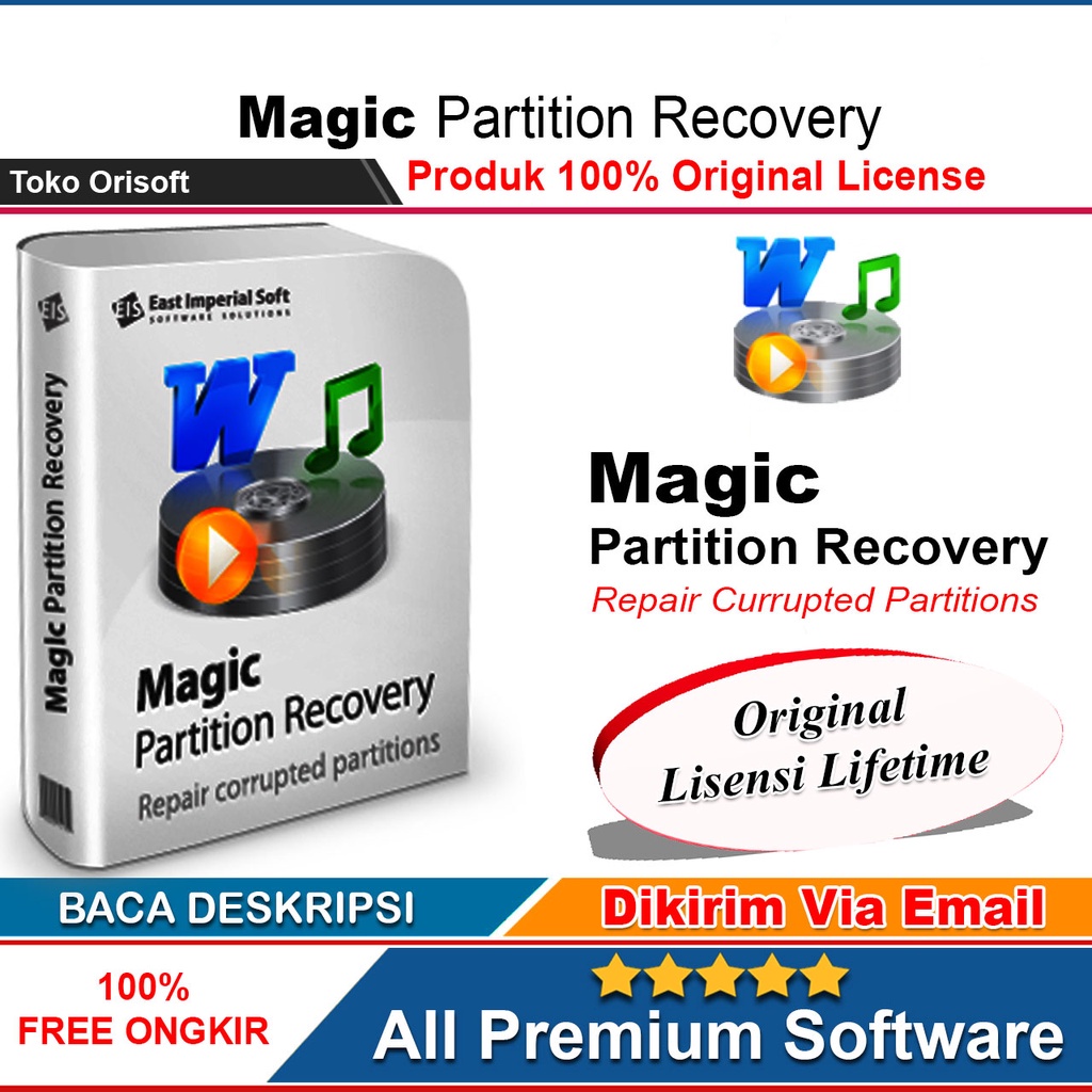 Jual License Magic Partition Recovery 2023 Office Edition Lifetime Full