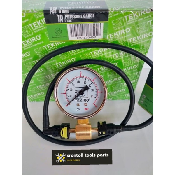 Jual fuel pump pressure gauge tester fuelpump alat cek mengukur tekanan bahan bakar Shopee
