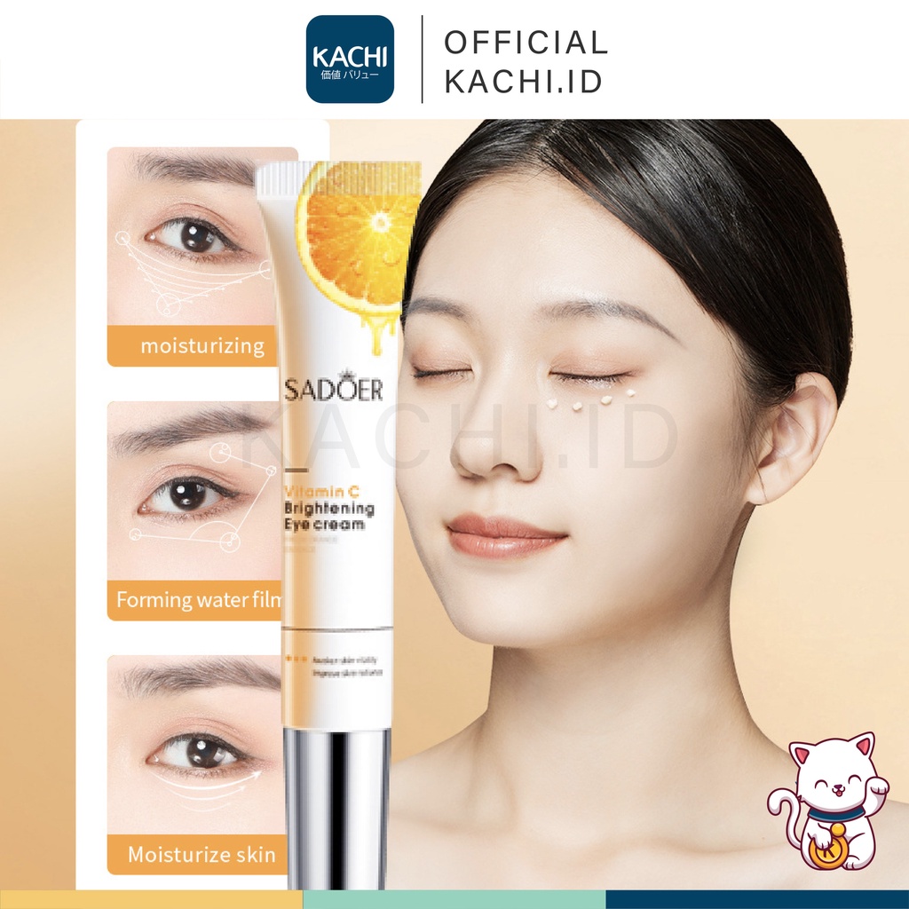 Jual KACHI SADOER Brightening Eye Cream Vitamin C Krim Mata Panda