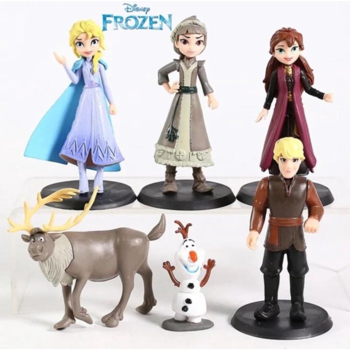 Jual Terlaris Frozen 2 Frozen Ii Action Figure Set Elsa Anna Topper Kue ...