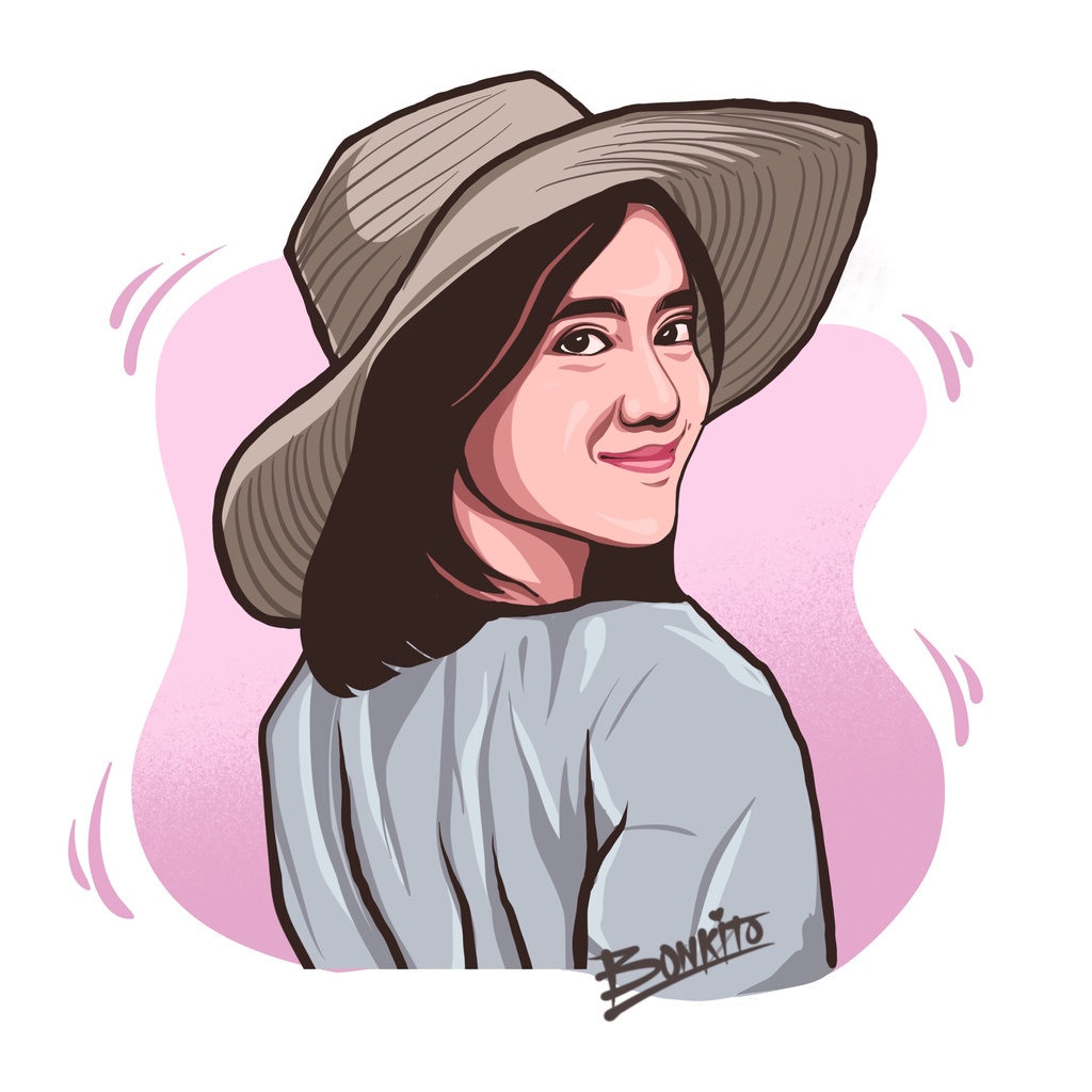 Jual Jual (Softfile) Jasa Edit Foto Ilustrasi Wajah Kartun | Vector Art