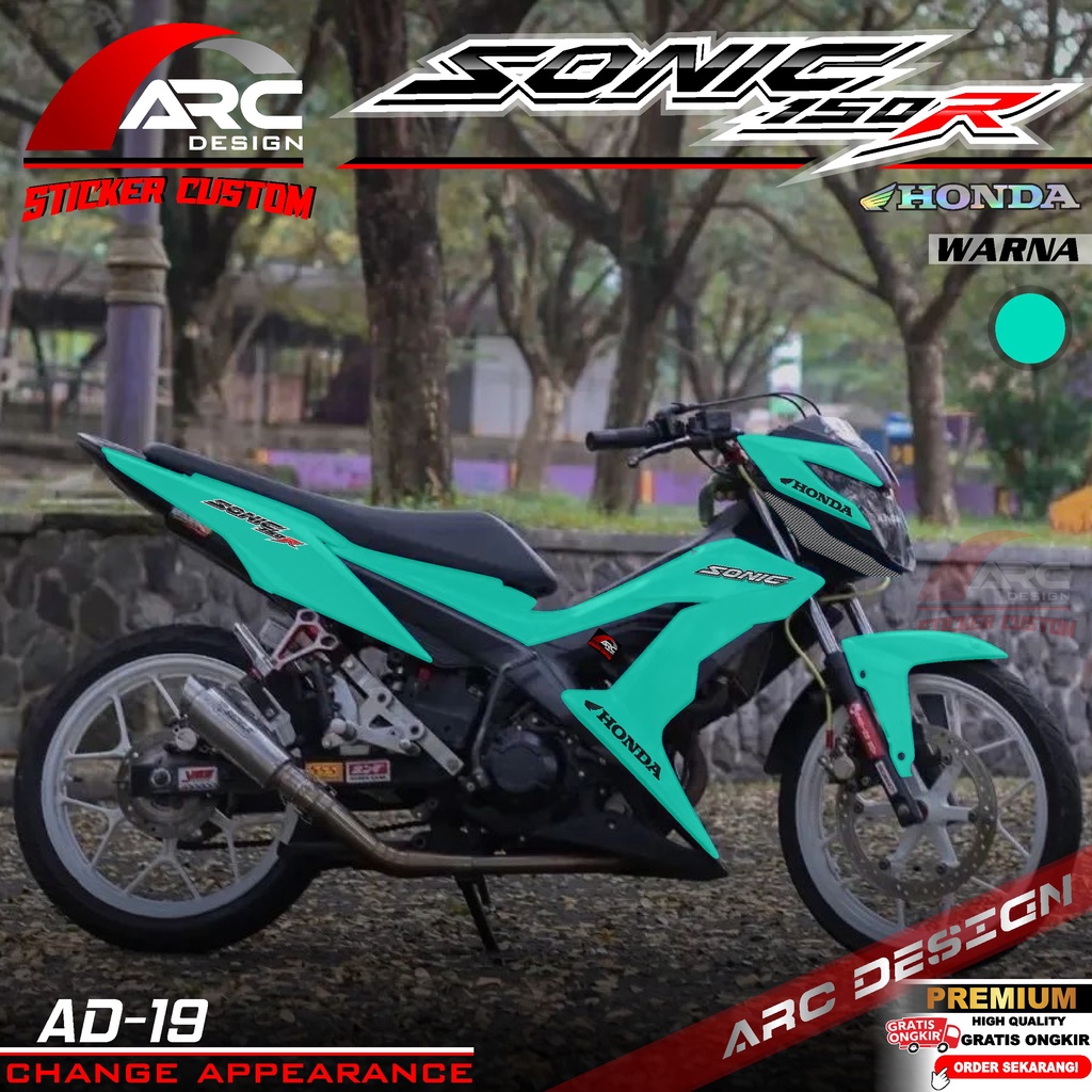 Jual Cod Terbaru Decal Sticker Honda Sonic R Full Body Stiker