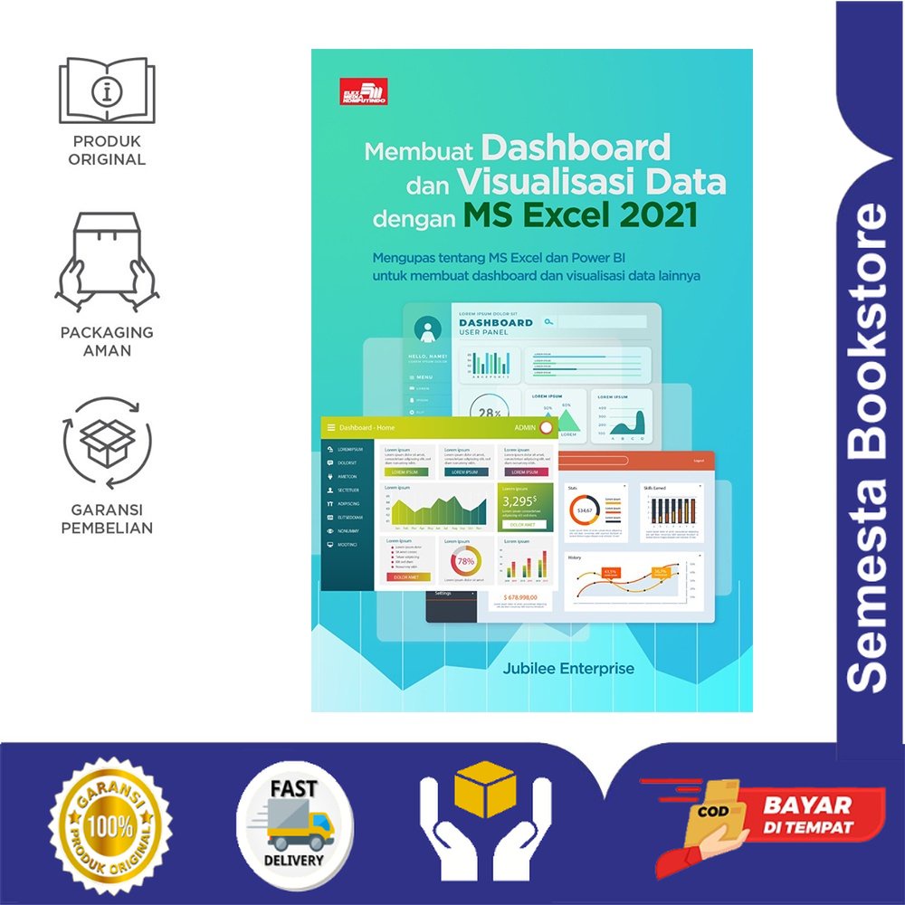 Jual Membuat Dashboard Dan Visualisasi Data Dengan MS Excel 2021 ...