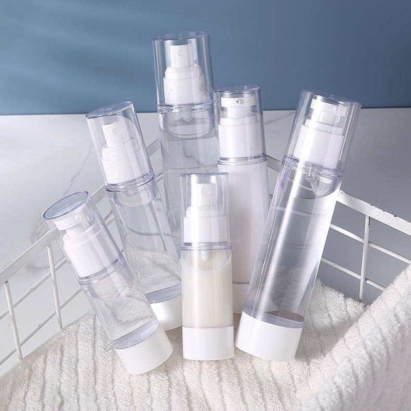 Jual DP Botol Refill Lotion Airless 100ml Bottle Pump Vacuum 80Ml Botol ...