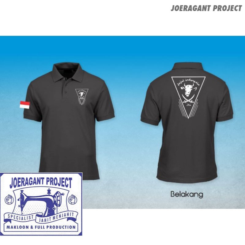 Jual Jeber Kaos Polo Kerah Jagal Indonesia Baju Panitia Qurban Shopee Indonesia