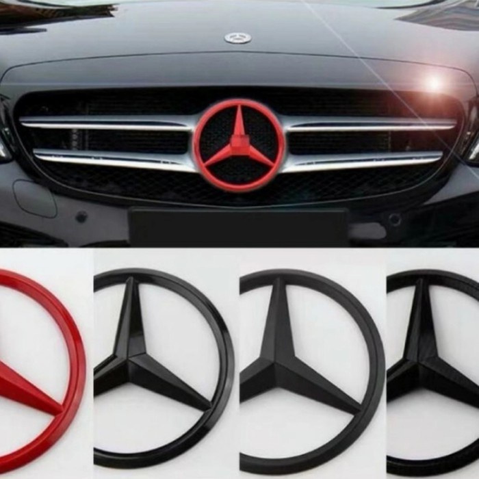 Jual Logo Grill AMG Badge Grile Bintang Emblem Grille Mercedes Benz ...